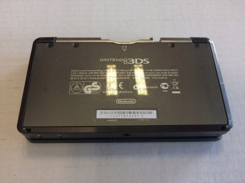 KONSOLA NINTENDO 3DS CZARNA + ŁADOWARKA + DOCK + ETUI