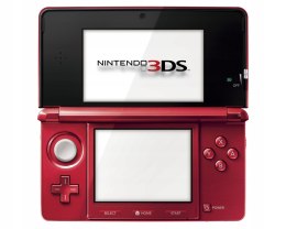 KONSOLA NINTENDO 3DS CZERWONA + KARTA PAMIĘCI + ŁADOWARKA