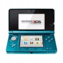 KONSOLA NINTENDO 3DS NIEBIESKA + USB + KARTA PAMIĘCI + RYSIK