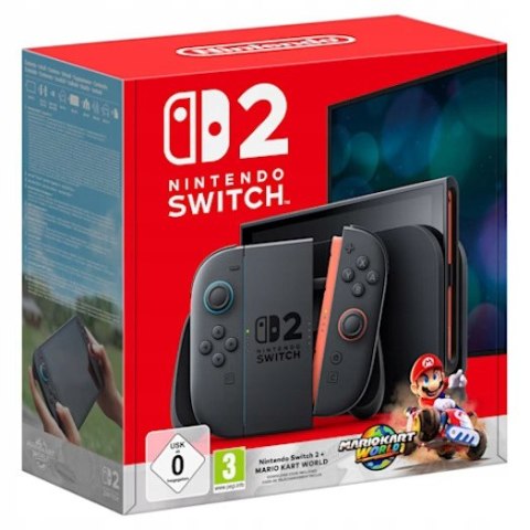 KONSOLA NINTENDO SWITCH 2 + GRA MARIO KART WORLD - NOWA W PUDEŁKU !