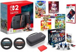 MEGA ZESTAW KONSOLA NINTENDO SWITCH 2 + AKCESORIA + GRY