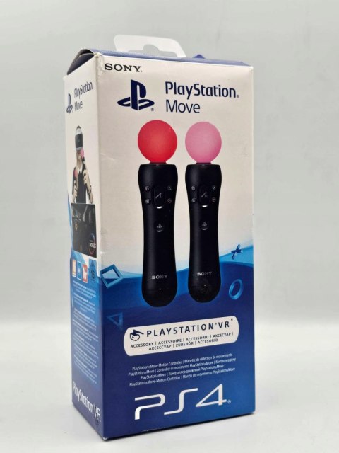 NOWE KONTROLERY RUCHU PLAYSTATION MOVE PS4 VR TWIN PACK
