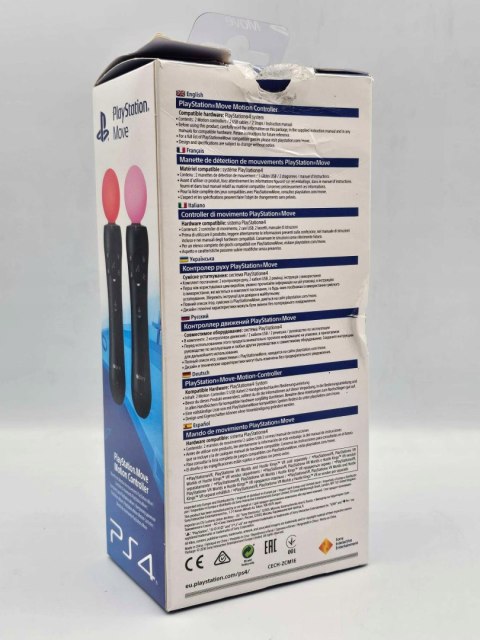 NOWE KONTROLERY RUCHU PLAYSTATION MOVE PS4 VR TWIN PACK