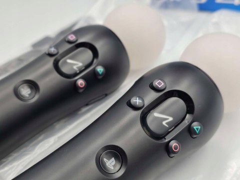 NOWE KONTROLERY RUCHU PLAYSTATION MOVE PS4 VR TWIN PACK