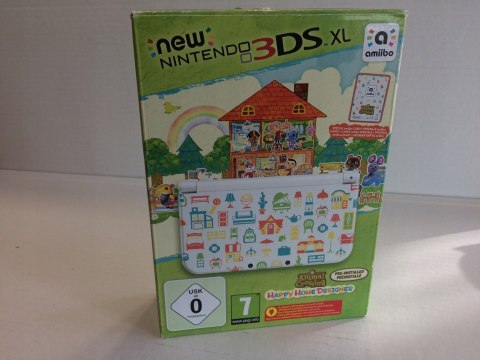 BARDZO ŁADNA KONSOLA NEW NINTENDO 3DS XL EDYCJA ANIMAL CROSSING IPS +GRA