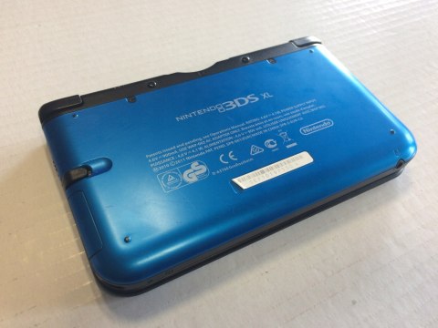 KONSOLA NINTENDO 3DS XL NIEBIESKA + USB + RYSIK + ETUI