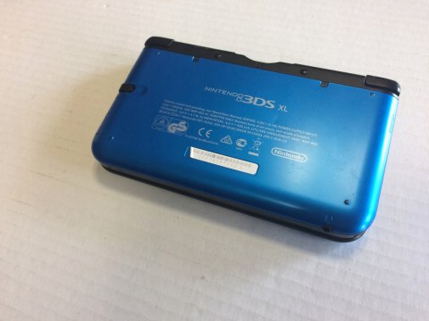 KONSOLA NINTENDO 3DS XL NIEBIESKA + USB + RYSIK + ETUI