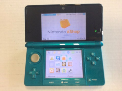 KONSOLA NINTENDO 3DS NIEBIESKA + USB + KARTA PAMIĘCI + RYSIK + ETUI