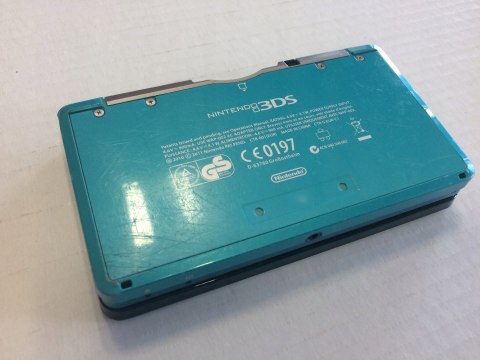 KONSOLA NINTENDO 3DS NIEBIESKA + USB + KARTA PAMIĘCI + RYSIK + ETUI