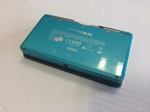 KONSOLA NINTENDO 3DS NIEBIESKA + USB + KARTA PAMIĘCI + RYSIK + ETUI