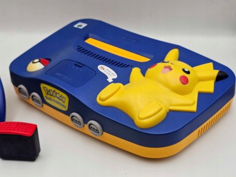 KONSOLA NINTENDO 64 POKEMON PIKACHU EDITION N64 + EXPANSION MEMORY PAK