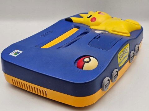 KONSOLA NINTENDO 64 POKEMON PIKACHU EDITION N64 + EXPANSION MEMORY PAK