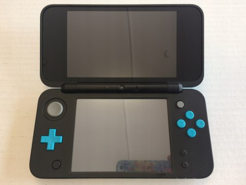 ŁADNA KONSOLA NEW NINTENDO 2DS XL NIEBIESKO-CZARNA + RYSIK + PUDEŁKO