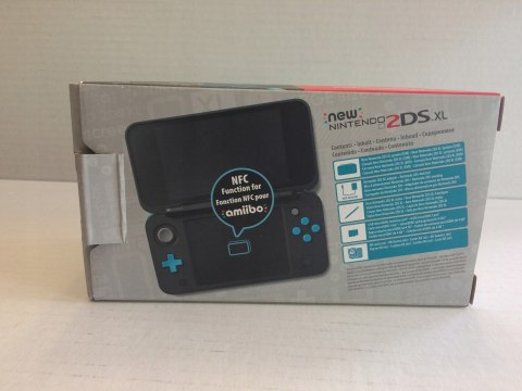 ŁADNA KONSOLA NEW NINTENDO 2DS XL NIEBIESKO-CZARNA + RYSIK + PUDEŁKO