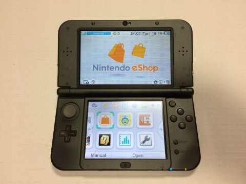 ŁADNA KONSOLA NEW NINTENDO 3DS XL CZARNA + RYSIK + PUDEŁKO