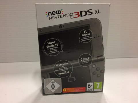 ŁADNA KONSOLA NEW NINTENDO 3DS XL CZARNA + RYSIK + PUDEŁKO