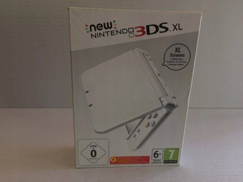 PIĘKNA KONSOLA NEW NINTENDO 3DS XL BIAŁA KOMPLET W PUDEŁKU + ŁADOWARKA