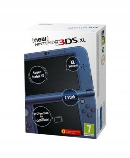 ZADBANA KONSOLA NINTENDO NEW NINTENDO 3DS XL NIEBIESKA IPS + RYSIK +PUDEŁKO