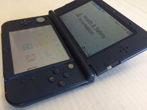ZADBANA KONSOLA NINTENDO NEW NINTENDO 3DS XL NIEBIESKA IPS + RYSIK +PUDEŁKO
