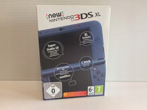 ZADBANA KONSOLA NINTENDO NEW NINTENDO 3DS XL NIEBIESKA IPS + RYSIK +PUDEŁKO