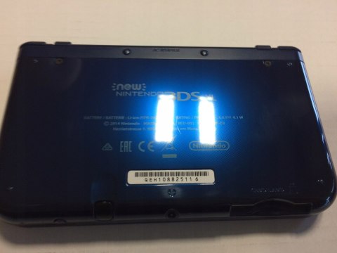ZADBANA KONSOLA NINTENDO NEW NINTENDO 3DS XL NIEBIESKA + RYSIK + PUDEŁKO