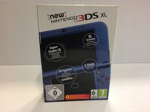 ZADBANA KONSOLA NINTENDO NEW NINTENDO 3DS XL NIEBIESKA + RYSIK + PUDEŁKO
