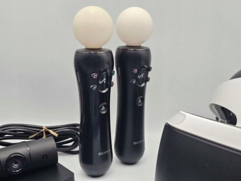 GOGLE SONY PLAYSTATION VR PS4 + KAMERA V2 + 2x MOVE + 3 GRY