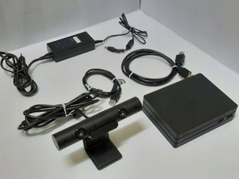 IDEALNE GOGLE SONY PLAYSTATION VR V2 PS4 + KAMERA V2 + 2x MOVE + 3 GRY