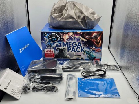 JAK NOWE GOGLE SONY PLAYSTATION VR V2 PS4 +KAMERA +2x MOVE V2 +4 NOWE GRY