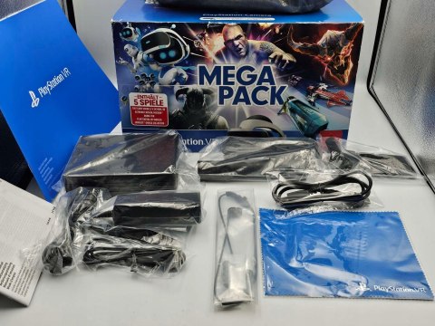 JAK NOWE GOGLE SONY PLAYSTATION VR V2 PS4 +KAMERA +2x MOVE V2 +4 NOWE GRY