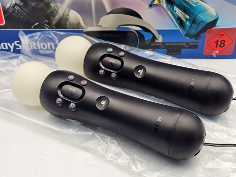 JAK NOWE GOGLE SONY PLAYSTATION VR V2 PS4 +KAMERA +2x MOVE V2 +4 NOWE GRY