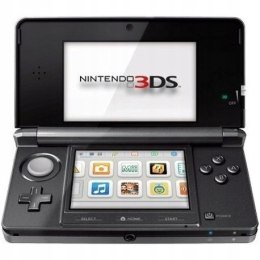KONSOLA NINTENDO 3DS CZARNA + USB + RYSIK + ETUI + 9 GIER