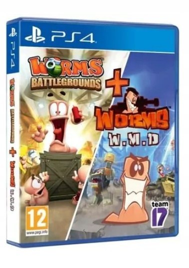 WORMS BATTLEGROUNDS + WORMS WMD [PS4]