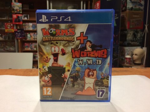 WORMS BATTLEGROUNDS + WORMS WMD [PS4]