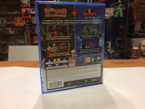 WORMS BATTLEGROUNDS + WORMS WMD [PS4]