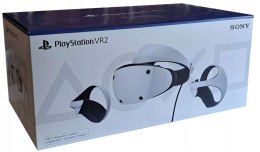 ZADBANE GOGLE SONY PLAYSTATION VR2 PS5 + KONTROLERY + SŁUCHAWKI