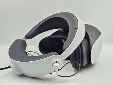 ZADBANE GOGLE SONY PLAYSTATION VR2 PS5 + KONTROLERY + SŁUCHAWKI