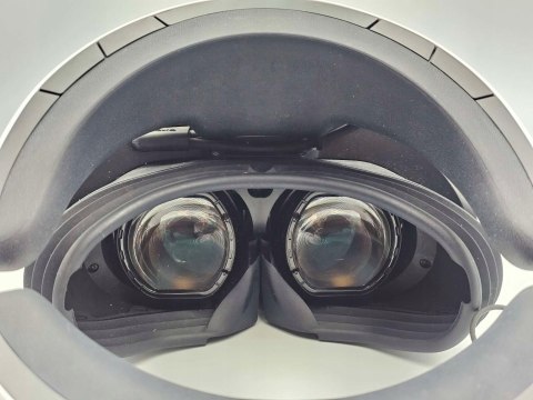 ZADBANE GOGLE SONY PLAYSTATION VR2 PS5 + KONTROLERY + SŁUCHAWKI