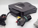 KONSOLA NINTENDO 64 + DWA PADY + JUMPER PAK + RUMBLE PAK + GRA