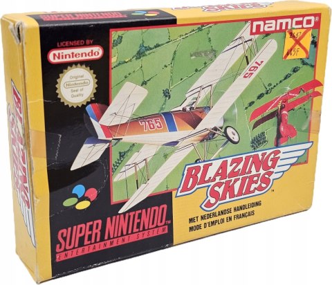 BLAZING SKIES SNES [NINTENDO SNES]