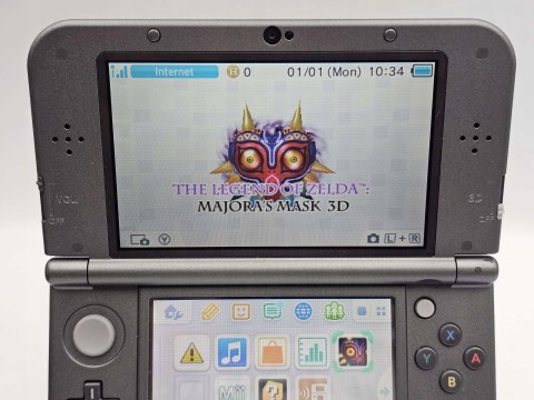 JAK NOWA NEW NINTENDO 3DS XL ZELDA MAJORA'S MASK ED +GRA ZELDA MAJORA'S