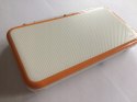 KONSOLA NEW NINTENDO 2DS XL BIAŁO-POMARAŃCZKOWA + RYSIK + ETUI