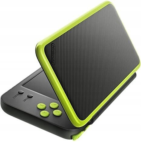KONSOLA NEW NINTENDO 2DS XL CZARNO-ZIELONA + MK 7 + MARIO 3D + MINE +ANIMAL