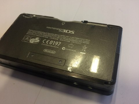 KONSOLA NINTENDO 3DS CZARNA + RYSIK + DOCK + ŁADOWARKA