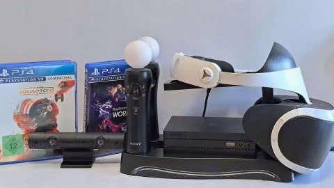 GOGLE SONY PLAYSTATION VR PS4 + KAMERA V2 + 2x MOVE + 3x GRA