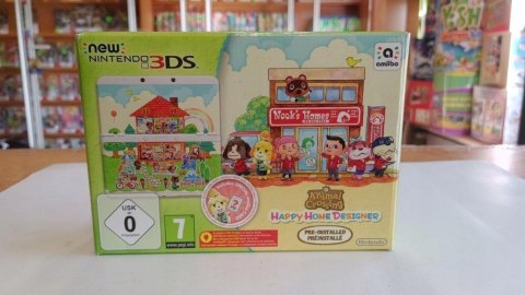 BARDZO ŁADNA KONSOLA NEW NINTENDO 3DS ANIMAL CROSSING ED + GRA + PUDEŁKO