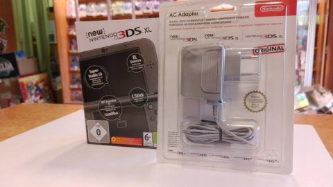 JAK NOWA KONSOLA NEW NINTENDO 3DS XL CZARNA + RYSIK + PUDEŁKO + ŁADOWARKA