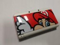 KONSOLA NEW NINTENDO 3DS CZARNA + ETUI + ŁADOWARKA + COVER PLATE'Y MARIO