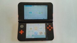 KONSOLA NEW NINTENDO 3DS XL POMARAŃCZOWO-CZARNA + ETUI + RYSIK + USB