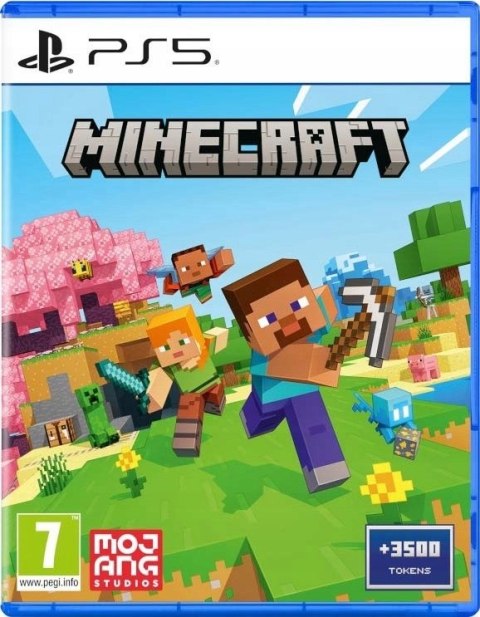 MINECRAFT PL + 3500 TOKENÓW [PS5] GRA NA PŁYCIE